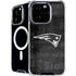 NFL New England Patriots Black & White iPhone 16 Pro Max MagSafe Case