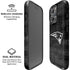 NFL New England Patriots Black & White iPhone 16 Pro Max Magsafe Impact Case