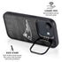 NFL New England Patriots Black & White iPhone 16e Kickstand Case