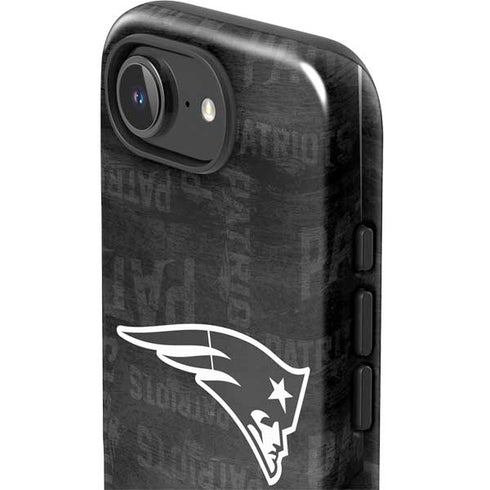 NFL New England Patriots Black & White iPhone 16e Impact Case