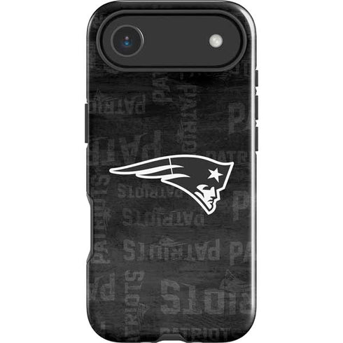 NFL New England Patriots Black & White iPhone 17 Air Impact Case