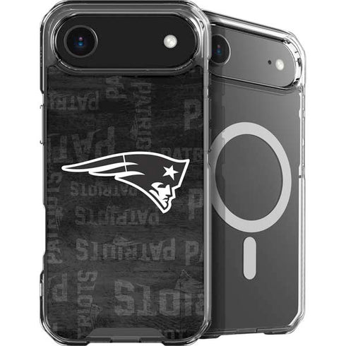 NFL New England Patriots Black & White iPhone 17 Air MagSafe Case