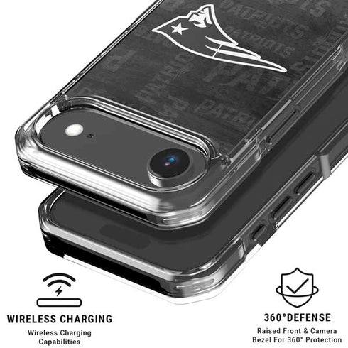 NFL New England Patriots Black & White iPhone 17 Air MagSafe Case