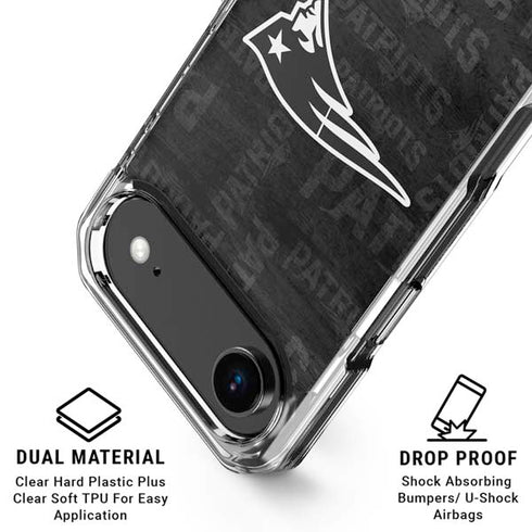 NFL New England Patriots Black & White iPhone 17 Air MagSafe Case