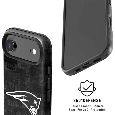 NFL New England Patriots Black & White iPhone 17 Air Magsafe Impact Case