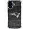 NFL New England Patriots Black & White iPhone 17 Clear Case