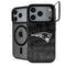 NFL New England Patriots Black & White iPhone 17 Pro Kickstand Case
