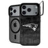 NFL New England Patriots Black & White iPhone 17 Pro Kickstand Case
