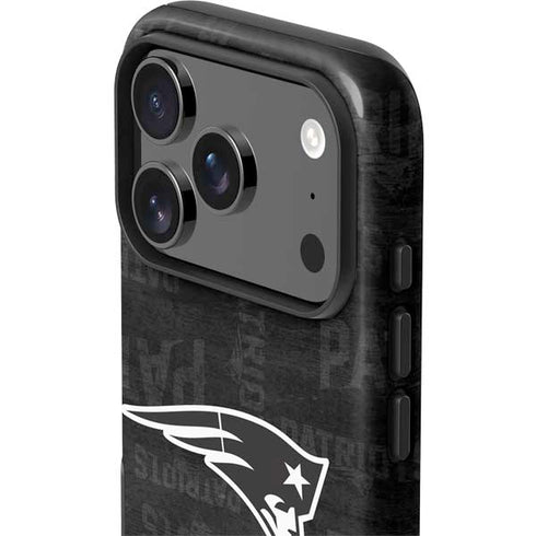 NFL New England Patriots Black & White iPhone 17 Pro Max Impact Case