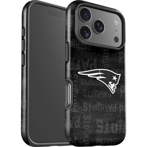 NFL New England Patriots Black & White iPhone 17 Pro Max Impact Case