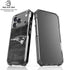 NFL New England Patriots Black & White iPhone 18 Pro Clear Case