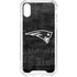 NFL New England Patriots Black & White iPhone XS Clear Case