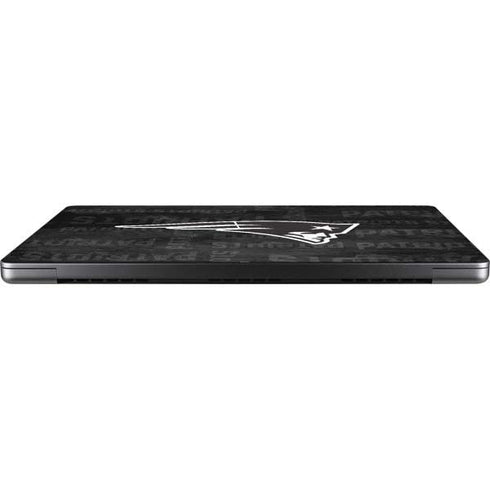 NFL New England Patriots Black & White Apple MacBook Pro 14-inch Skin