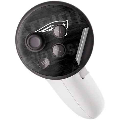 NFL New England Patriots Black & White Meta Quest 3S Skin