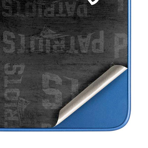 NFL New England Patriots Black & White Moto G Play 4G (2024) Skin