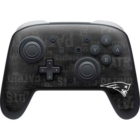 NFL New England Patriots Black & White Nintendo Skins