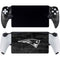 NFL New England Patriots Black & White PlayStation Portal Remote Player Skin