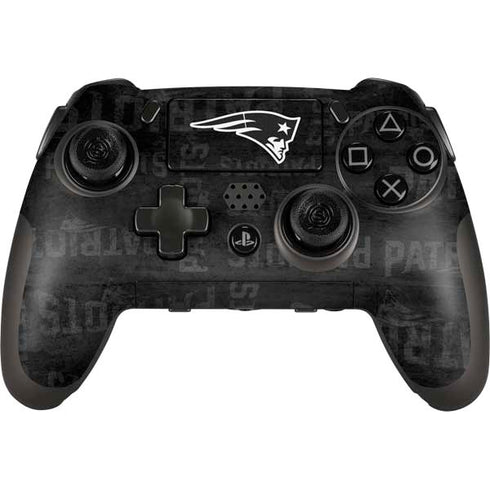 NFL New England Patriots Black & White PlayStation Scuf Vantage 2 Controller Skin