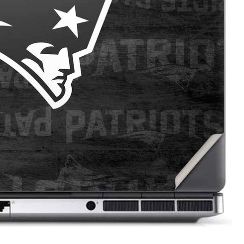 NFL New England Patriots Black & White Dell Precision Skin