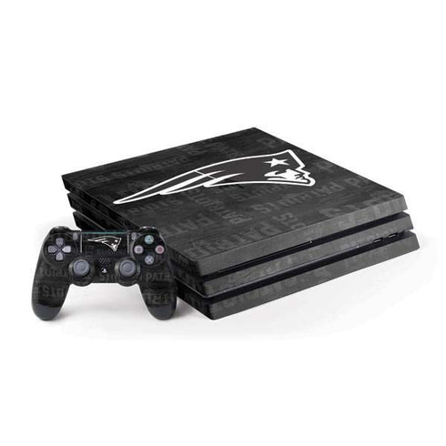 NFL New England Patriots Black & White PlayStation PS4 Skins