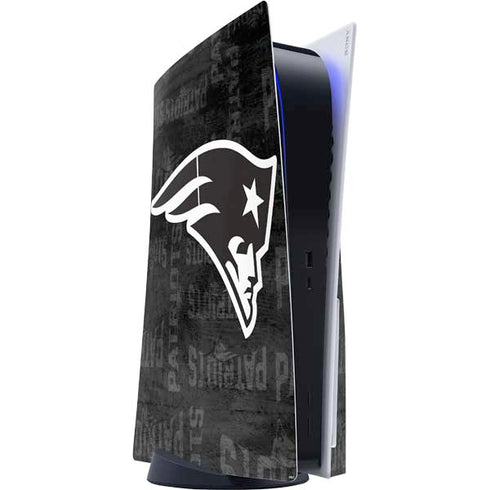 NFL New England Patriots Black & White PlayStation PS5 Skins