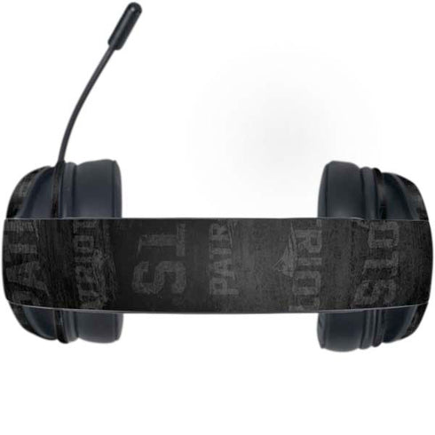 NFL New England Patriots Black & White Razer Kraken X Skin