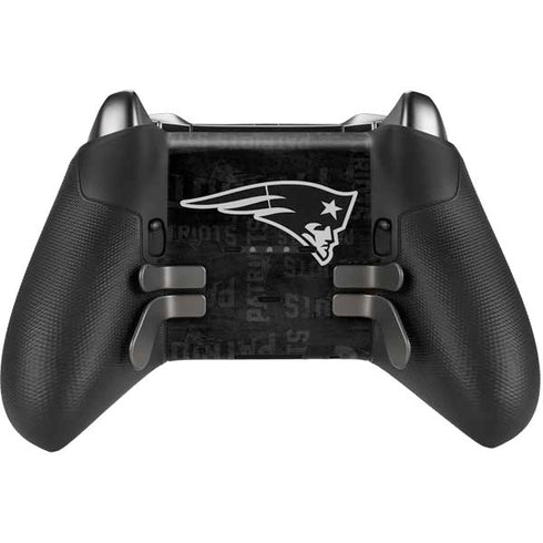 NFL New England Patriots Black & White Xbox Elite Wireless Controller Series 2 Skin