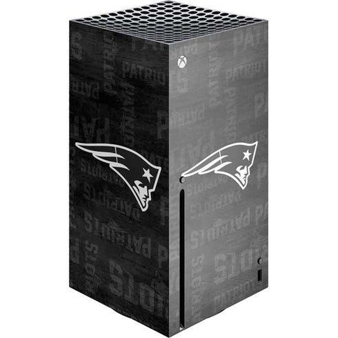 NFL New England Patriots Black & White Xbox Series X Skins