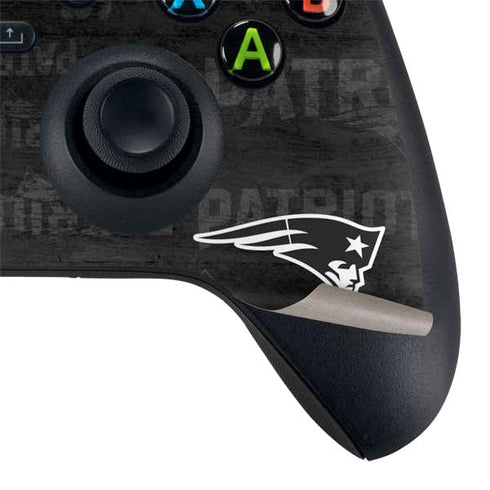 NFL New England Patriots Black & White XBox Series X Digital Edition Bundle Skin