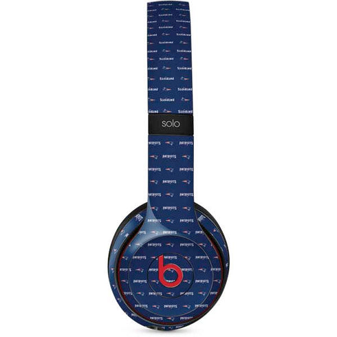 NFL New England Patriots Blitz Series Beats Solo 3 Wireless Skin