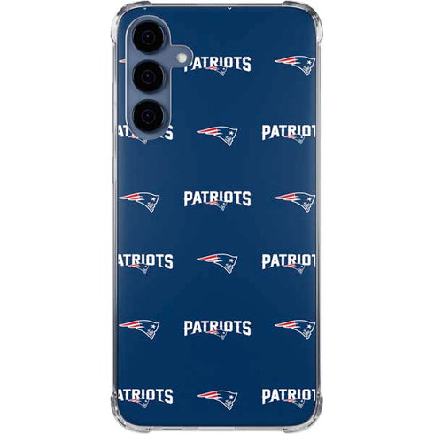 NFL New England Patriots Blitz Series Galaxy A35 5G Clear Case