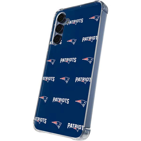 NFL New England Patriots Blitz Series Galaxy A35 5G Clear Case
