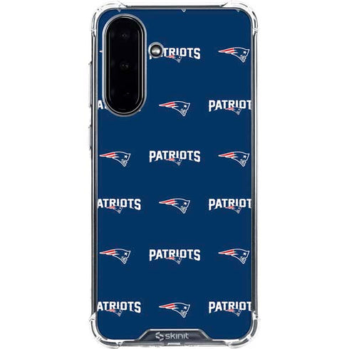 NFL New England Patriots Blitz Series Galaxy A36 5G Clear Case