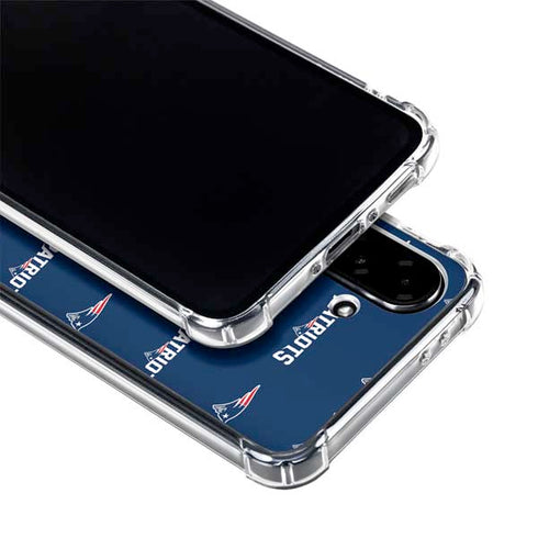 NFL New England Patriots Blitz Series Galaxy A36 5G Clear Case