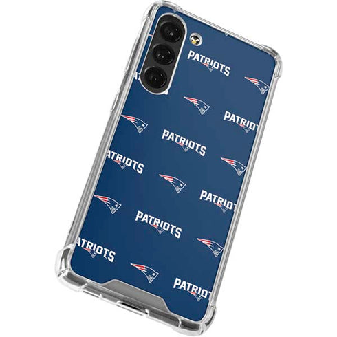 NFL New England Patriots Blitz Series Galaxy S24 FE Clear Case