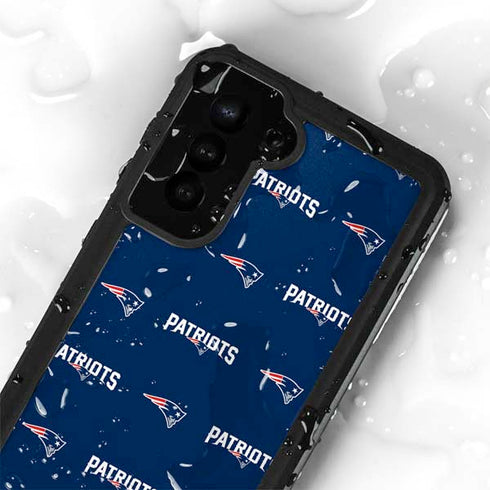 NFL New England Patriots Blitz Series Galaxy S24 Plus Waterproof Case
