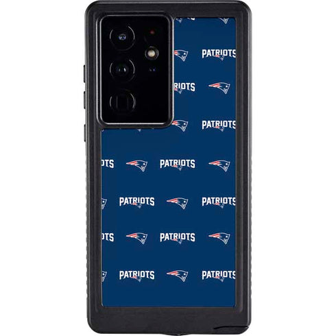 NFL New England Patriots Blitz Series Galaxy S24 Ultra Waterproof Case