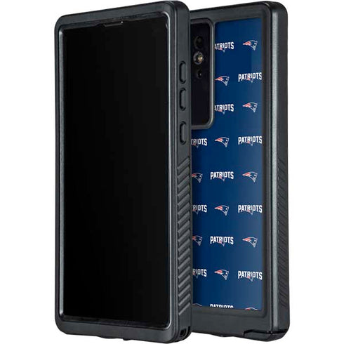 NFL New England Patriots Blitz Series Galaxy S24 Ultra Waterproof Case