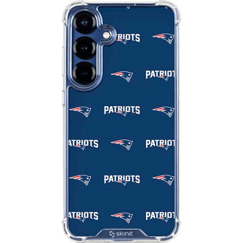 NFL New England Patriots Blitz Series Galaxy S25 Plus Clear Case