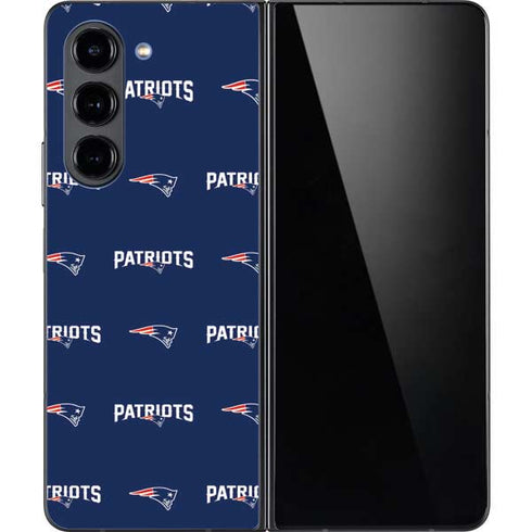 NFL New England Patriots Blitz Series Galaxy Z Fold5 5G Skin