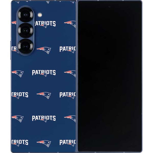 NFL New England Patriots Blitz Series Galaxy Z Fold6 Skin