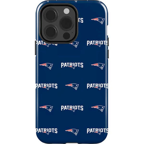 NFL New England Patriots Blitz Series iPhone 15 Pro Impact Case