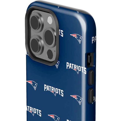NFL New England Patriots Blitz Series iPhone 15 Pro Impact Case