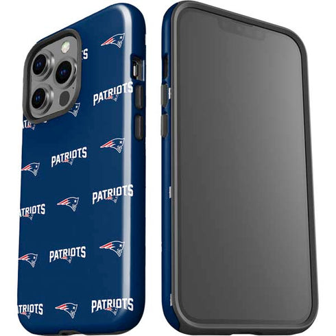 NFL New England Patriots Blitz Series iPhone 15 Pro Impact Case