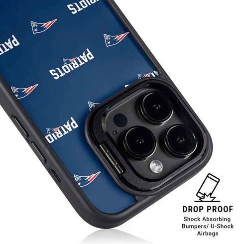 NFL New England Patriots Blitz Series iPhone 15 Pro Max Kickstand Case