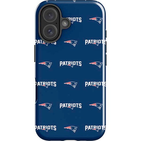 NFL New England Patriots Blitz Series iPhone 16 Impact Case
