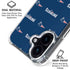 NFL New England Patriots Blitz Series iPhone 16 Plus Clear Case