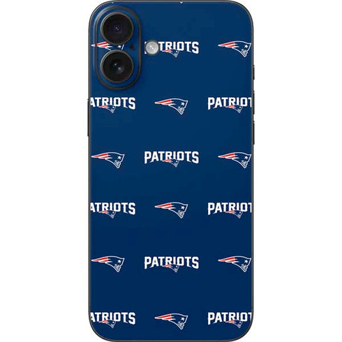 NFL New England Patriots Blitz Series iPhone 16 Plus Skin