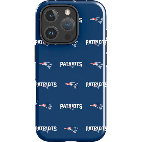 NFL New England Patriots Blitz Series iPhone 16 Pro Impact Case