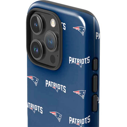 NFL New England Patriots Blitz Series iPhone 16 Pro Max Impact Case
